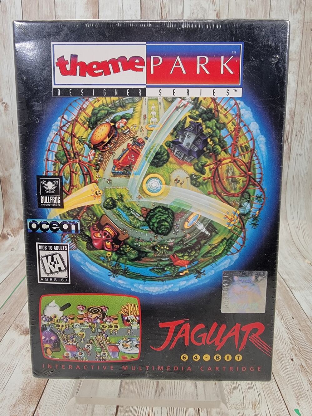 Atari Jaguar Theme Park Designer Series 64 Bit Ocean Game 1995 Sealed New